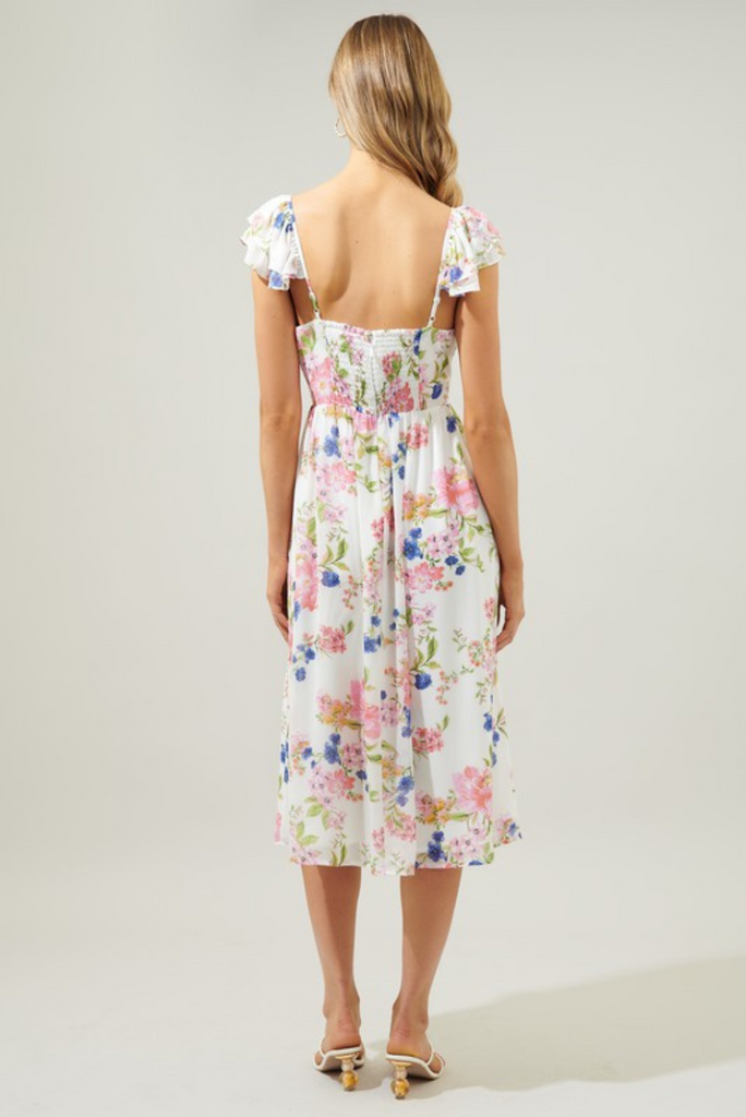 Lucy Floral Midi Dress