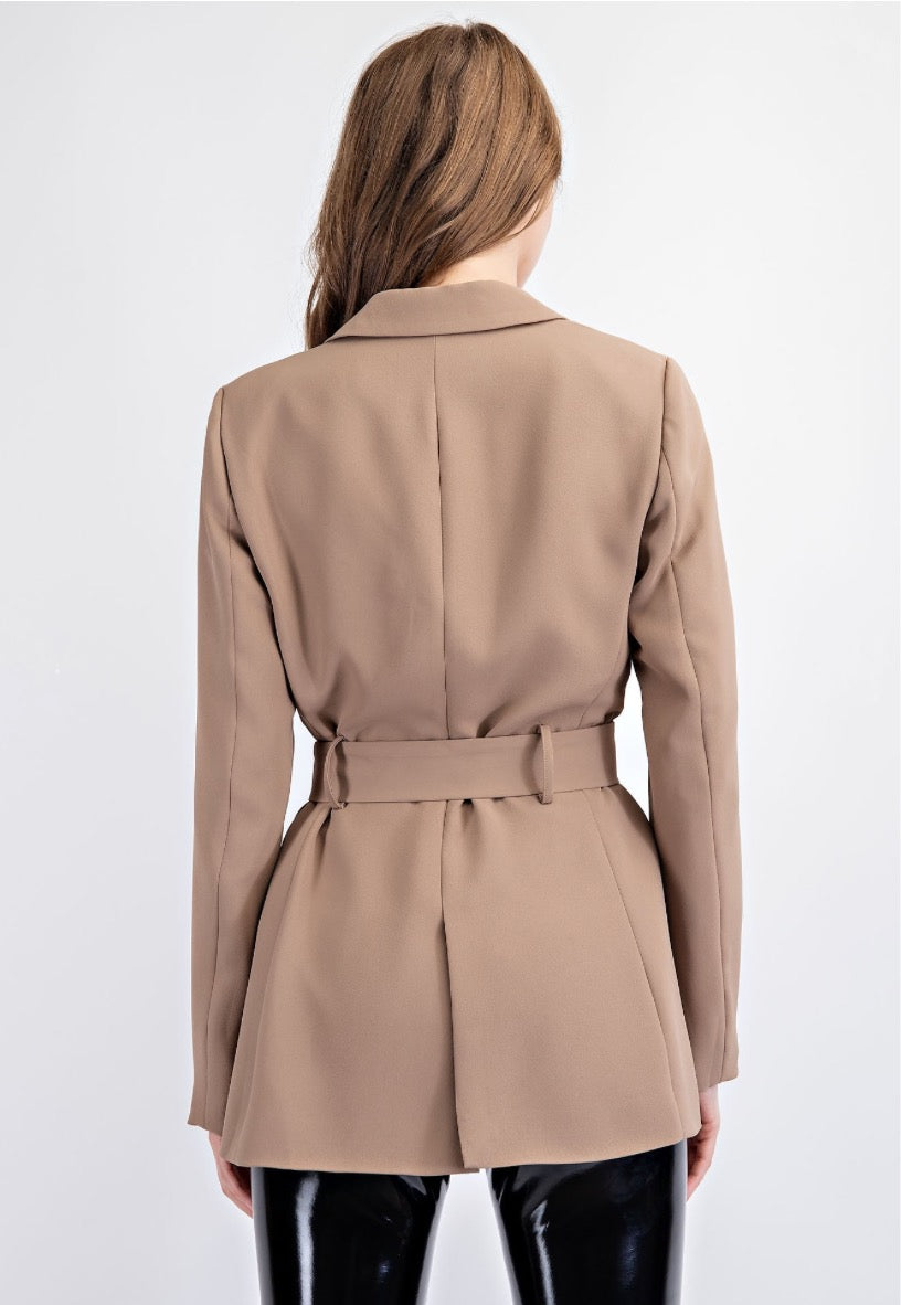 【herlipto】Cordelle Belted Twill Blazer F3ym4PPb0AAs43Q.jpg:large